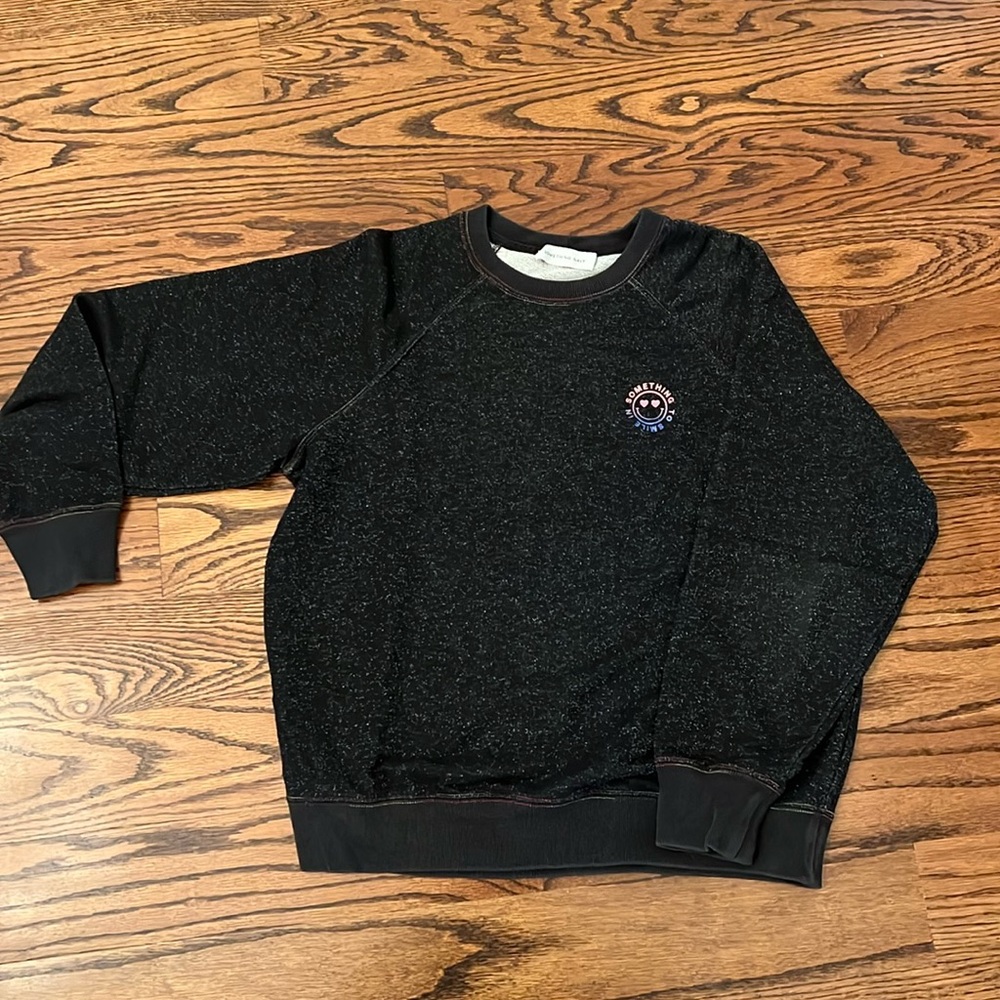 Something Navy Something to Smile in Sweatshirt